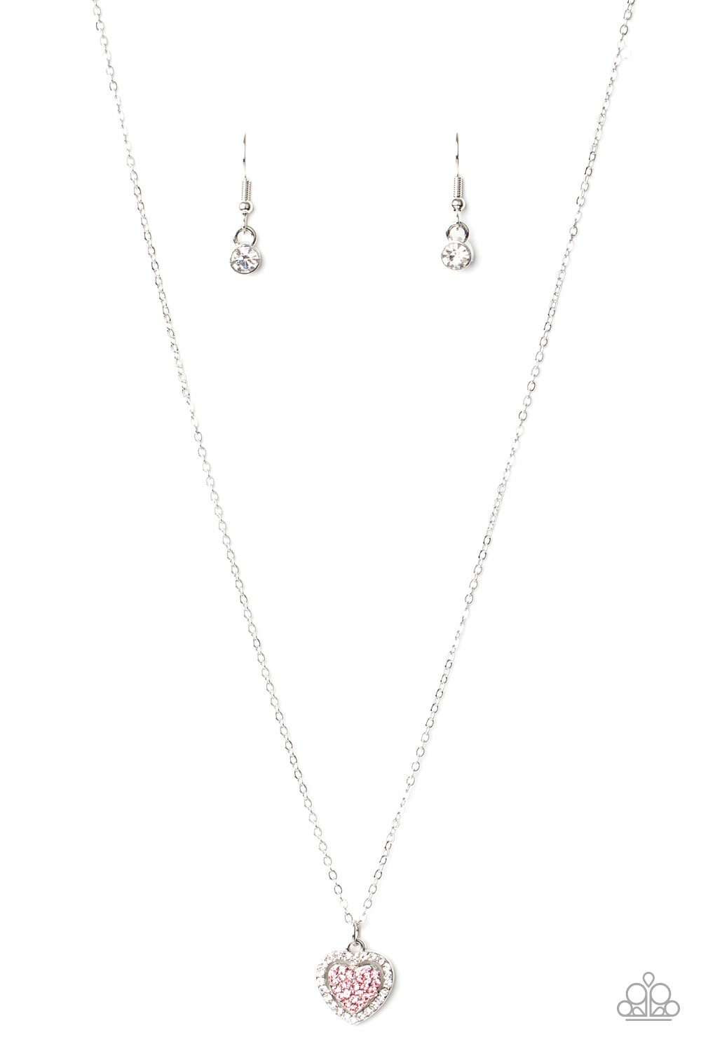 My Heart Goes Out To You - Pink - Paparazzi  Necklace