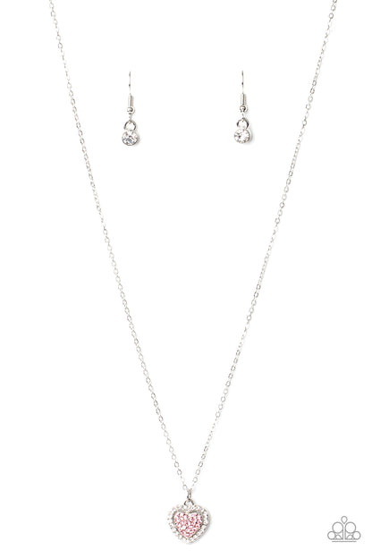 My Heart Goes Out To You - Pink - Paparazzi  Necklace