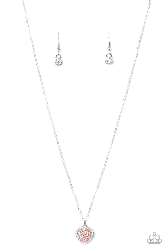 My Heart Goes Out To You - Pink - Paparazzi  Necklace
