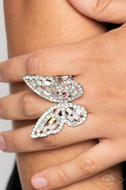 Flauntable Flutter - Multi - Paparazzi Ring