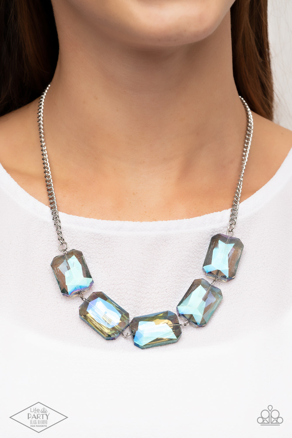 Heard It On The HEIR-Waves - Blue - Paparazzi Necklace