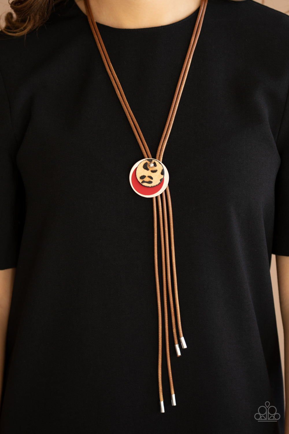 I'm Feline Good - Red - Paparazzi Necklace