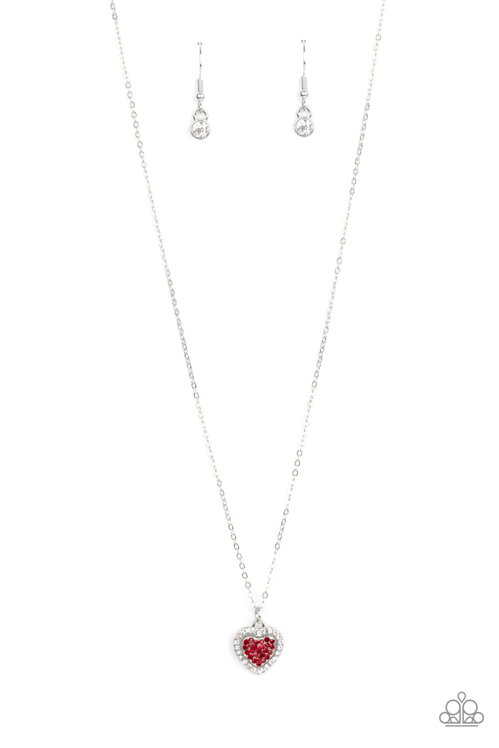 My Heart Goes Out To You - Red Paparazzi Necklace