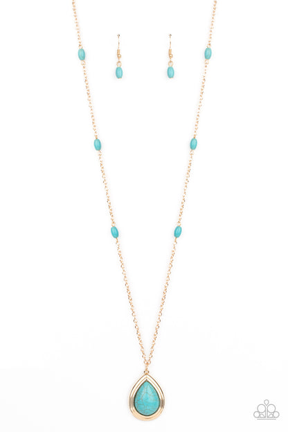 Go Tell It On The MESA - Gold - Paparazzi Necklace