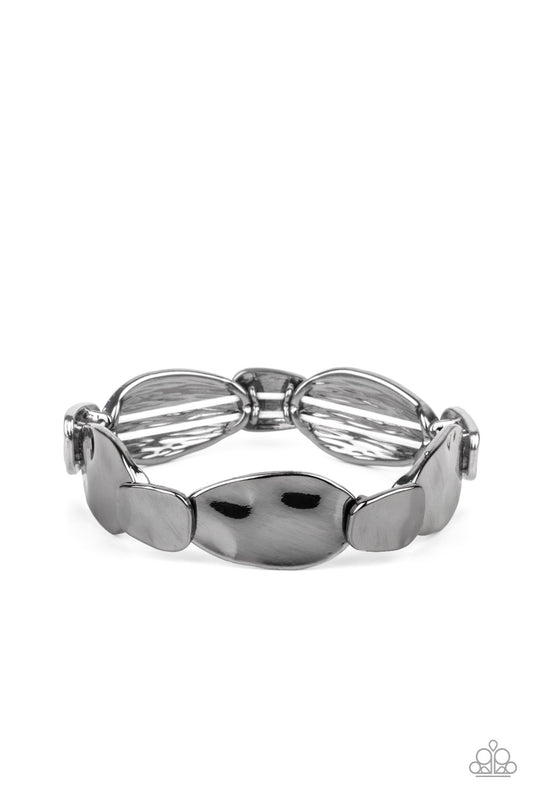 Absolutely Applique - Black - Paparazzi Bracelet