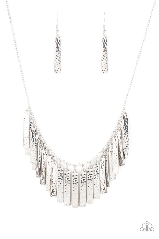 Metallic Muse - Silver Necklace