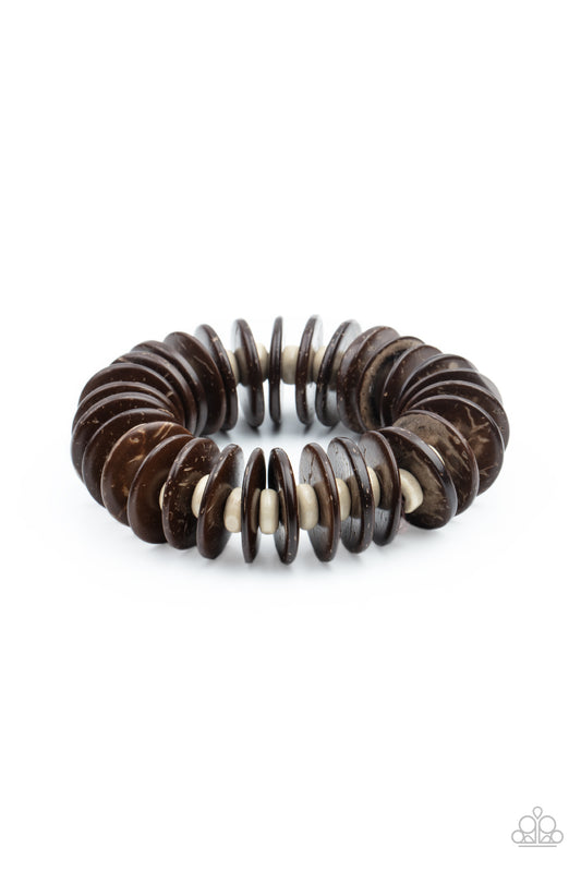 Caribbean Reefs - Brown - Paparazzi Bracelet
