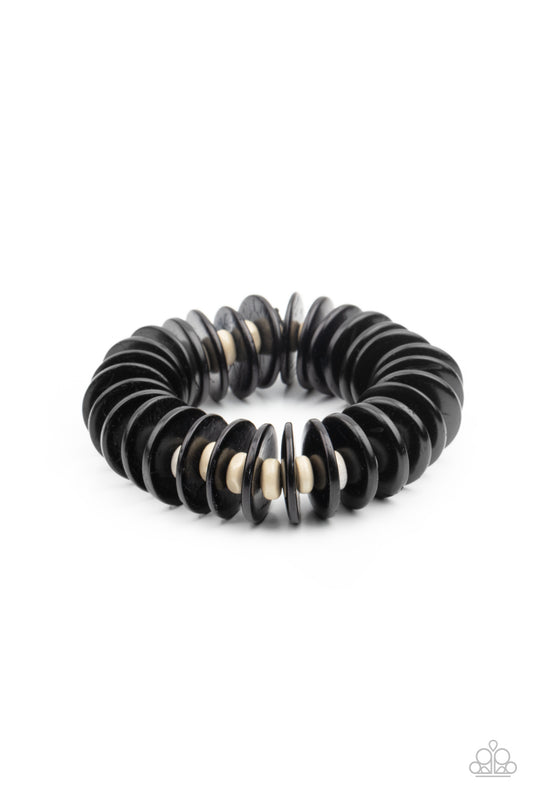 Caribbean Reefs - Black - Paparazzi Bracelet