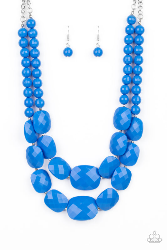 Resort Ready - Blue - Paparazzi Necklace
