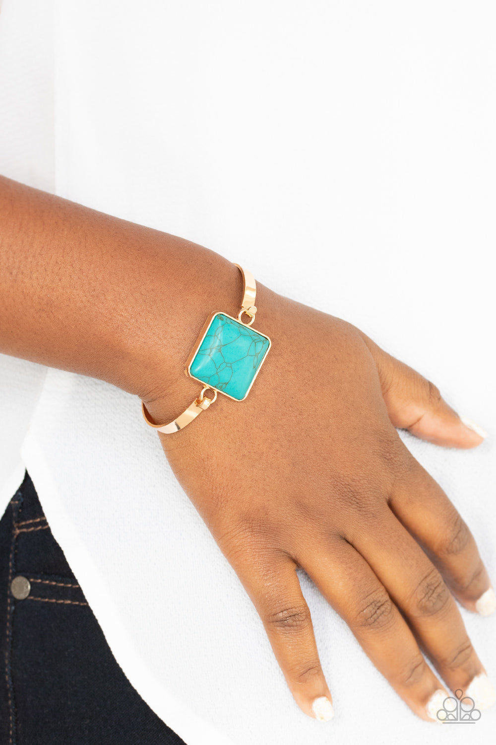 Turning a CORNERSTONE - Gold Hinge Bracelet