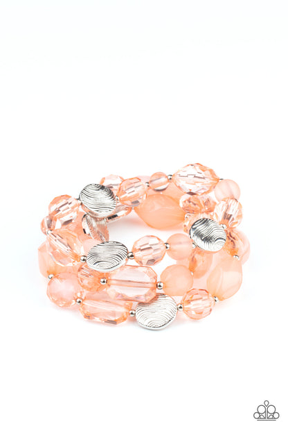 Oceanside Bliss - Orange - Paparazzi Bracelet