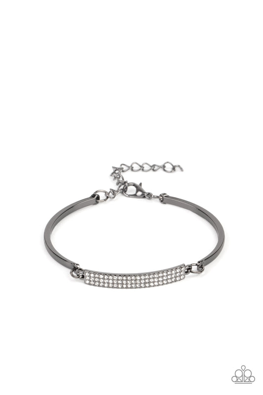 Showy Sparkle - Black - Paparazzi Bracelet