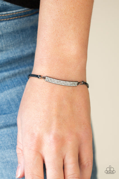 Showy Sparkle - Black - Paparazzi Bracelet