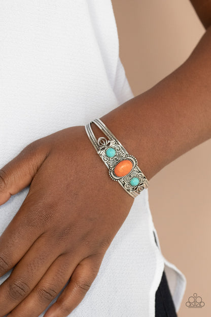 Artisan Ancestry - Orange Paparazzi Bracelet
