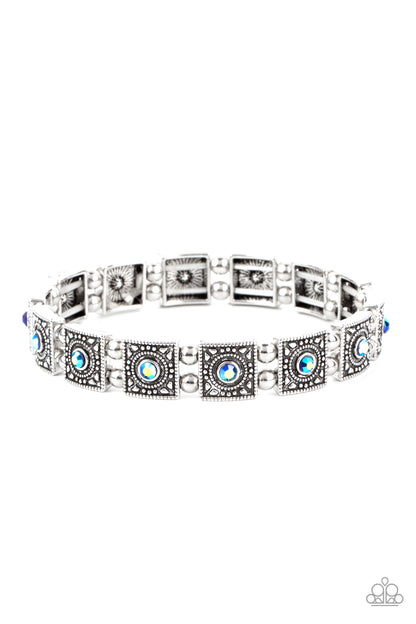 Cosmic Conquest - Blue - Paparazzi Bracelet