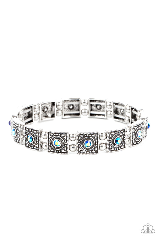 Cosmic Conquest - Blue - Paparazzi Bracelet