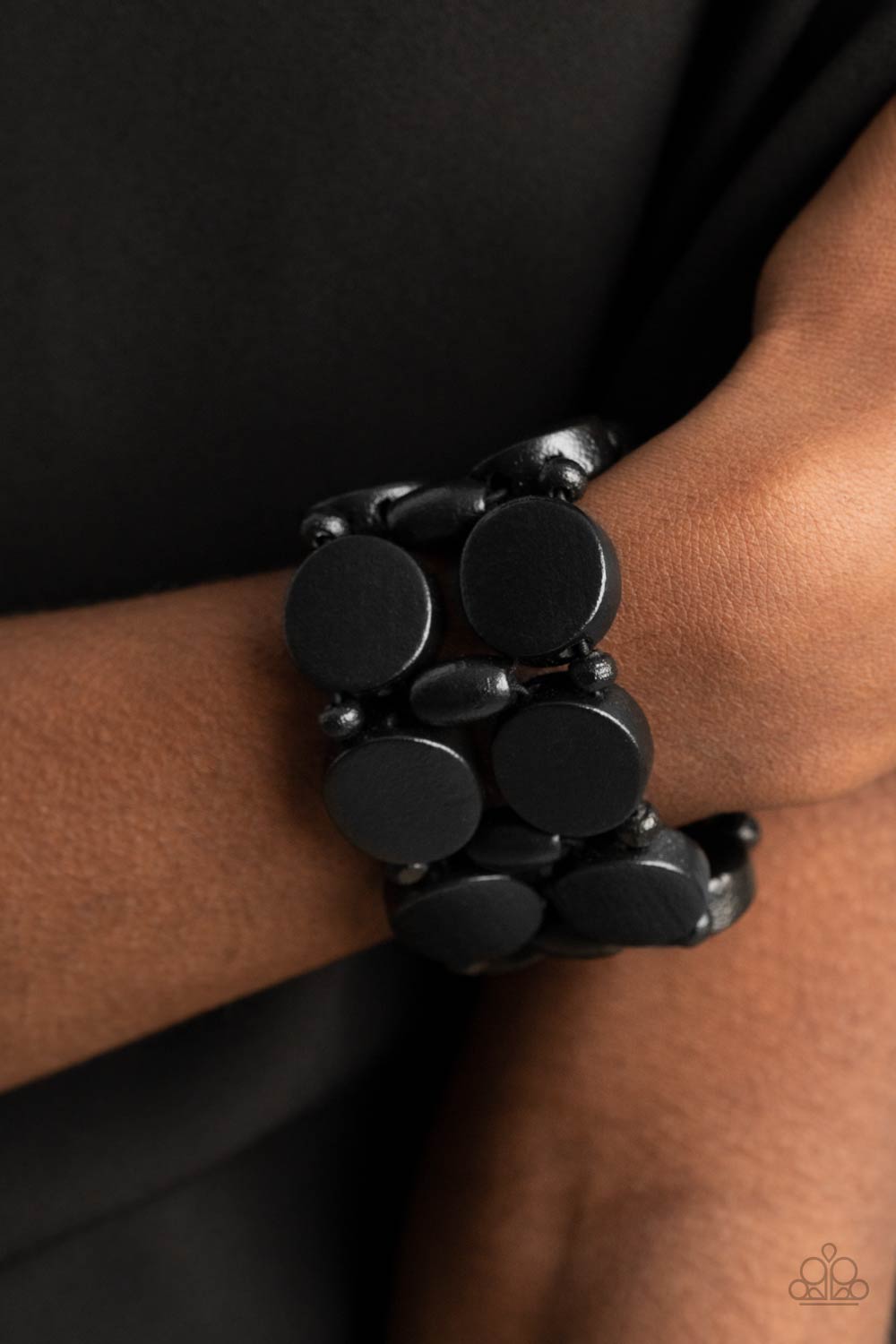 Beach Bravado - Black - Paparazzi Bracelet