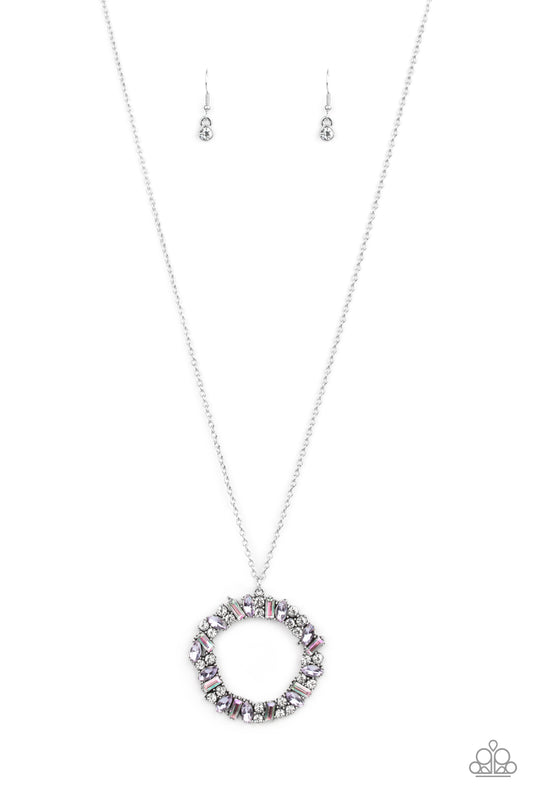 Wreathed in Wealth - Purple - Paparazzi Necklace