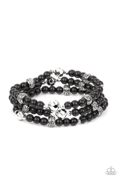 Here to STAYCATION - Black - Paparazzi Bracelet