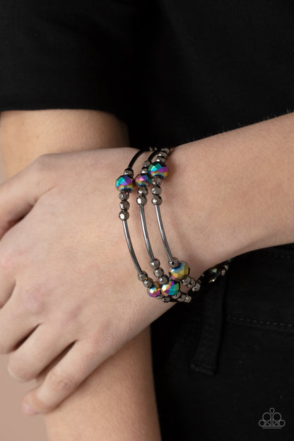 Showy Shimmer - Multi - Paparazzi Bracelet