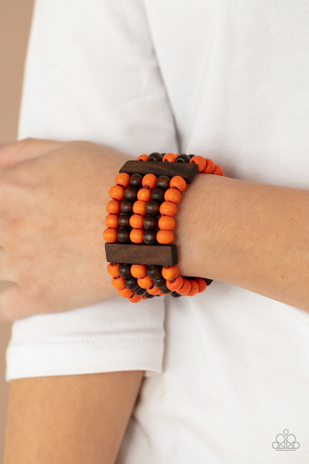 Caribbean Catwalk - Orange - Paparazzi Bracelet