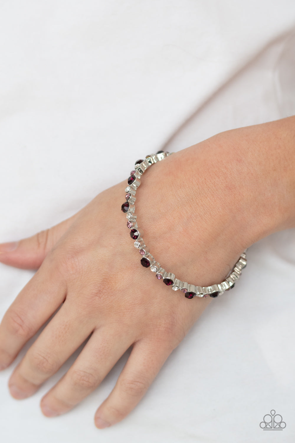 Twinkly Trendsetter - Purple - Paparazzi Bracelet