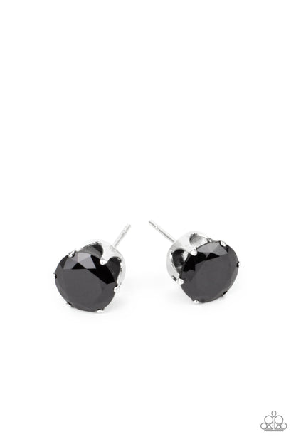 Modest Motivation - Black - Paparazzi Earrings