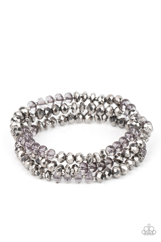 Stellar Strut - Silver - Paparazzi Bracelet