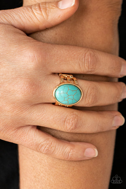 Divine Deserts - Gold - Paparazzi Ring