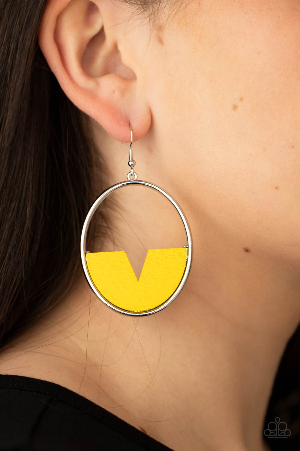 Island Breeze - Yellow - Paparazzi Earrings