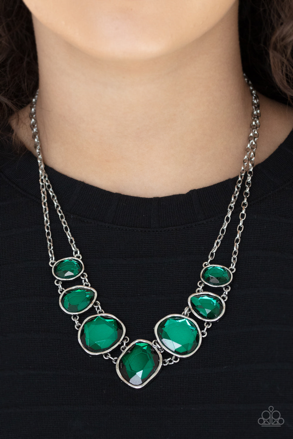 Absolute Admiration - Green - Paparazzi Necklace