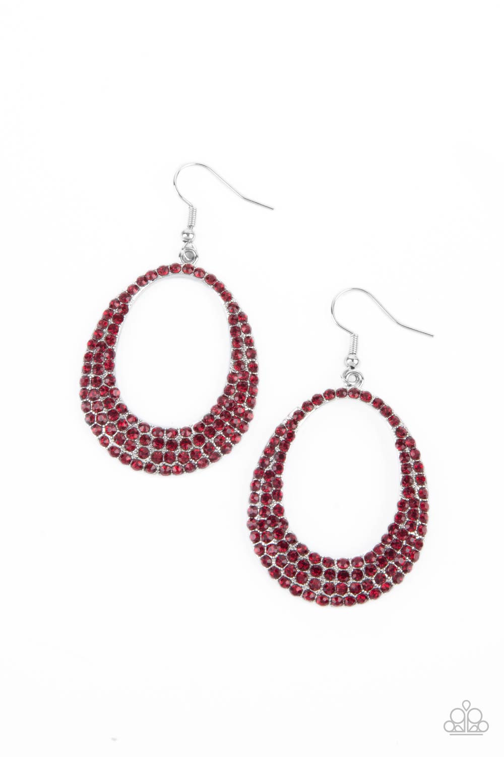 Life GLOWS On - Red Fish Hook Earrings