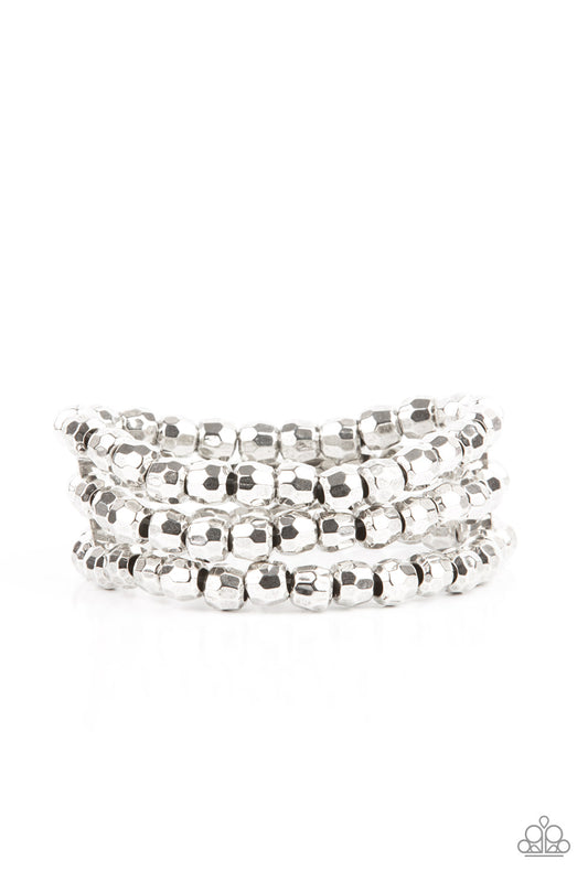 Magnetically Maven - Silver - Paparazzi Bracelet