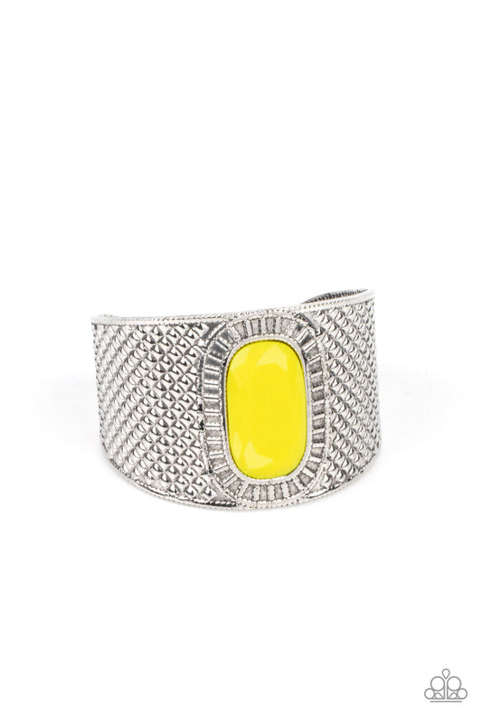 Poshly Pharaoh - Yellow - Paparazzi Bracelet