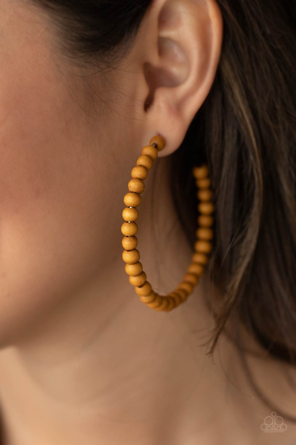 Should Have, Could Have, WOOD Have - Brown - Paparazzi Earrings