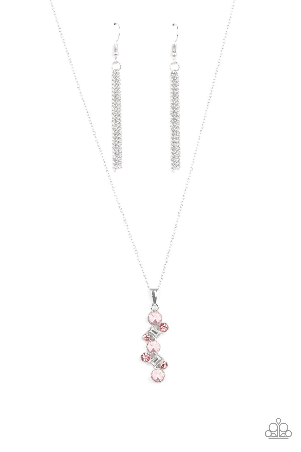 Classically Clustered - Pink - Paparazzi Necklace