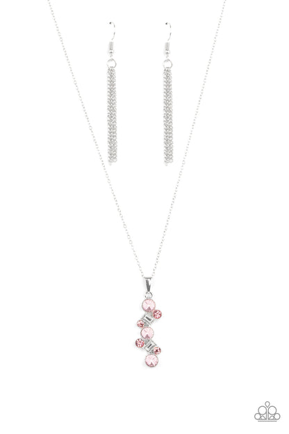 Classically Clustered - Pink - Paparazzi Necklace