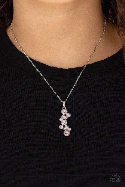 Classically Clustered - Pink - Paparazzi Necklace
