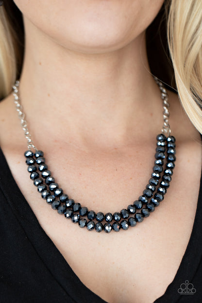 May The FIERCE Be With You - Blue - Paparazzi Necklace