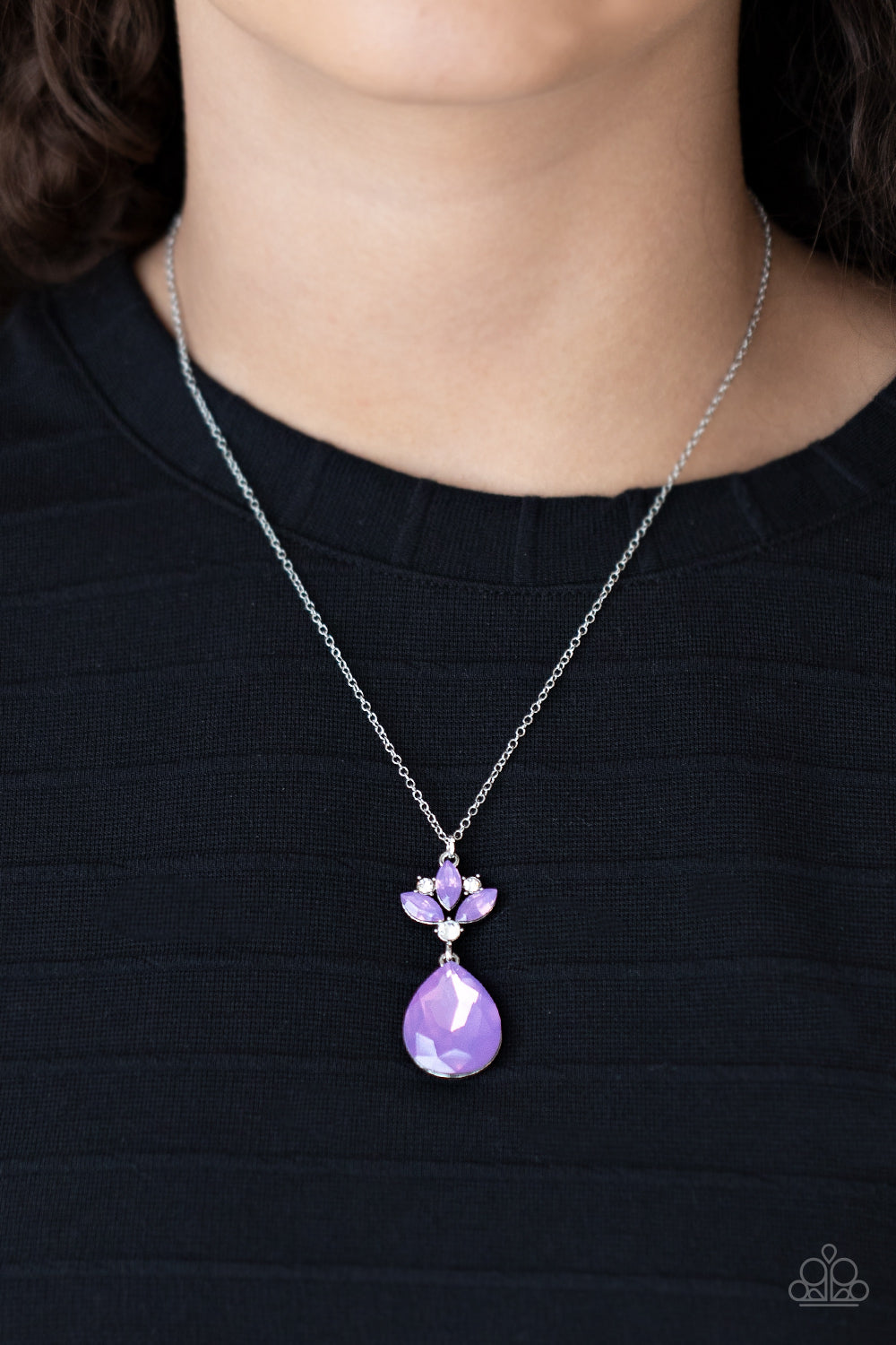 Celestial Shimmer - Purple - Paparazzi Necklace