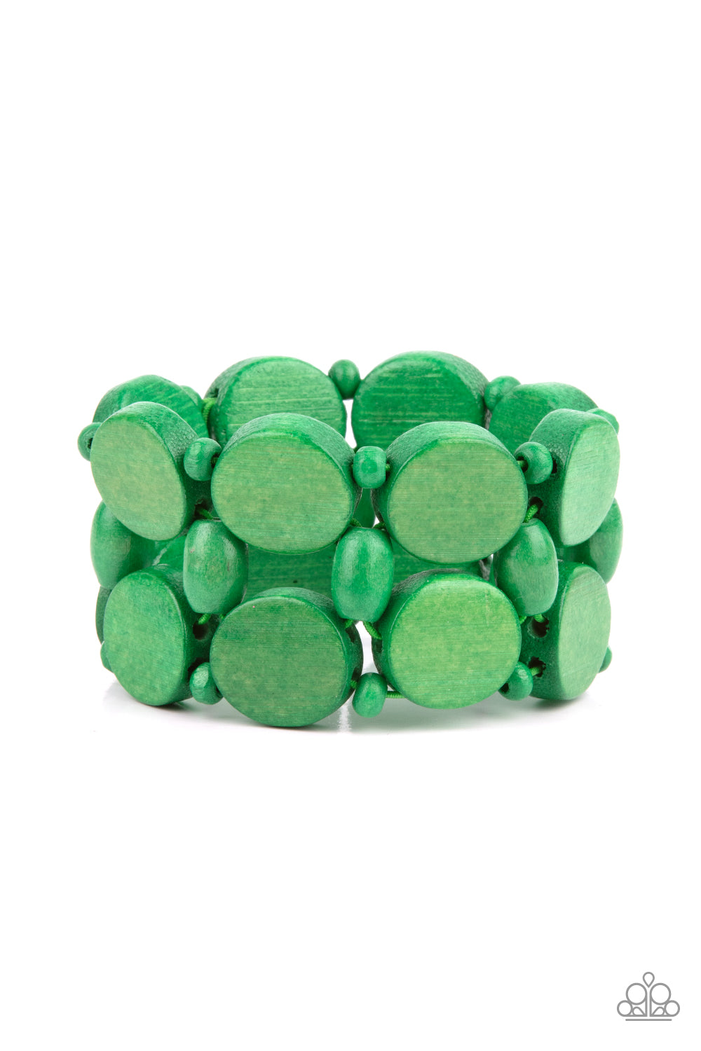 Beach Bravado - Green - Paparazzi Bracelet