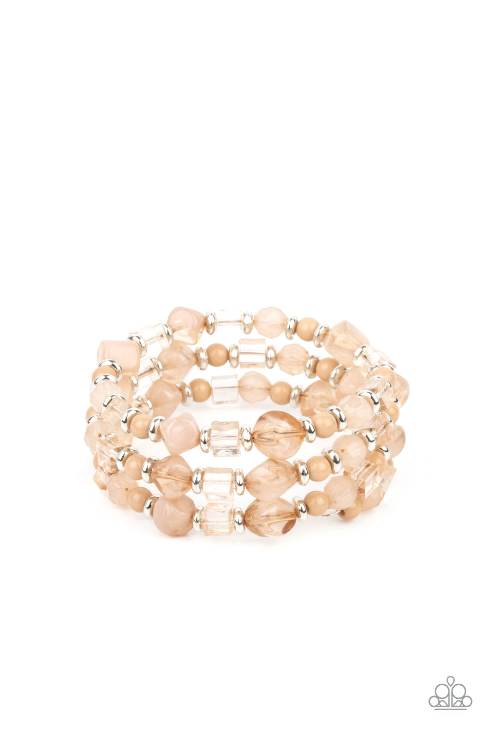 Girly Girl Glimmer - Brown - Paparazzi Bracelet