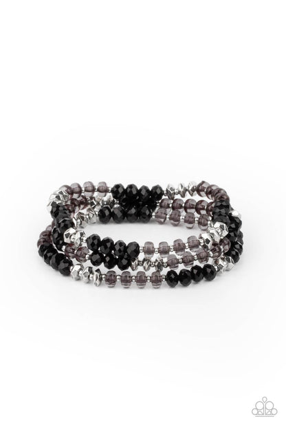 Stellar Strut - Black - Paparazzi Bracelet