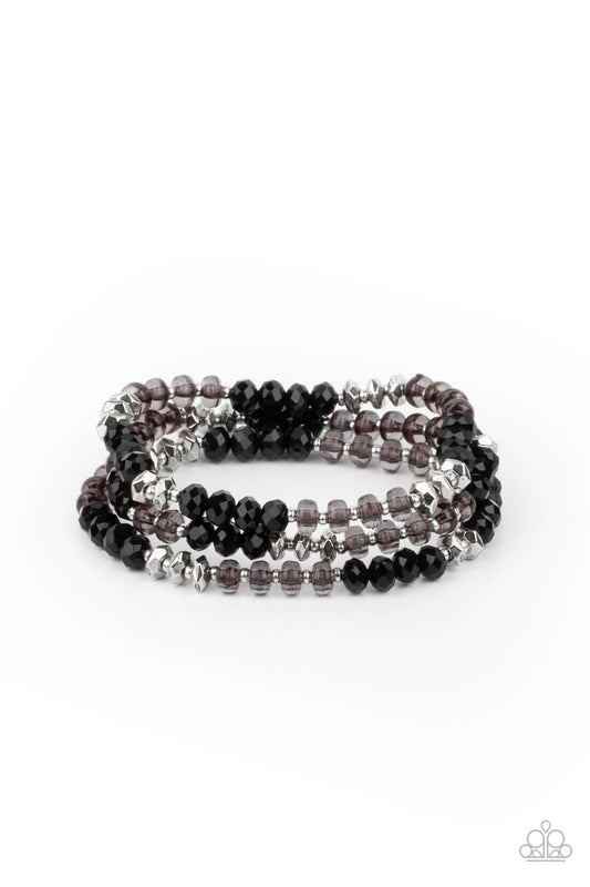 Stellar Strut - Black - Paparazzi Bracelet