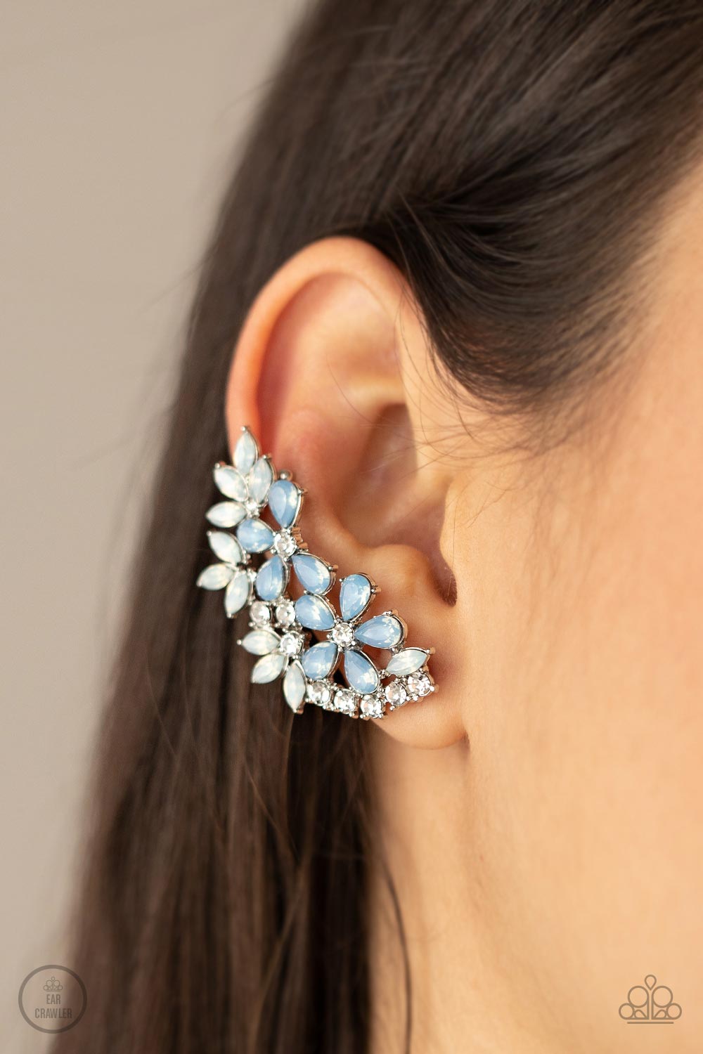 Garden Party Powerhouse - Blue - Paparazzi Earrings