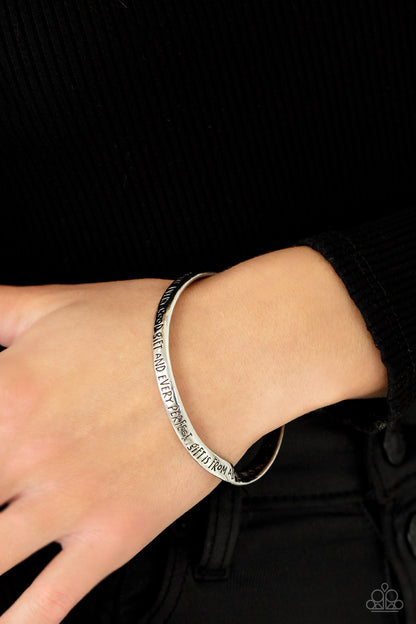 Perfect Present - Silver - Paparazzi Bracelet