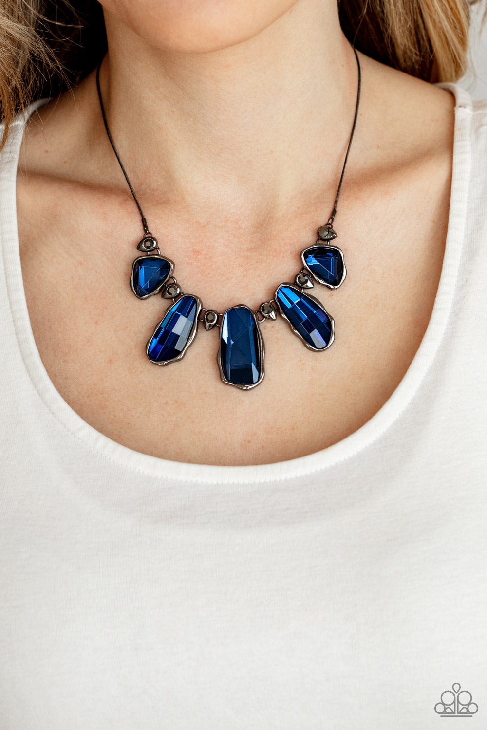 Cosmic Cocktail - Blue - Paparazzi Necklace