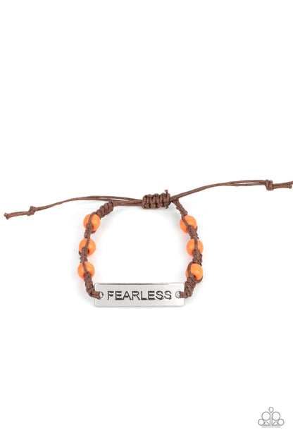 Conversation Piece - Orange - Paparazzi Bracelet