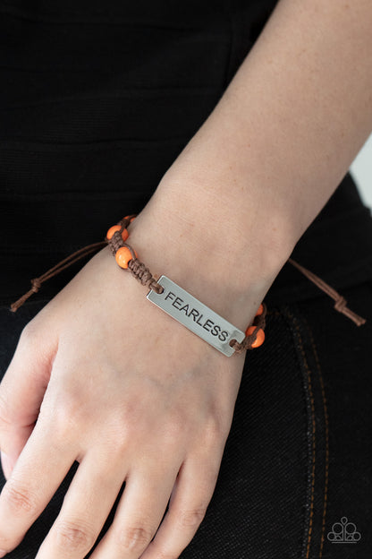 Conversation Piece - Orange - Paparazzi Bracelet