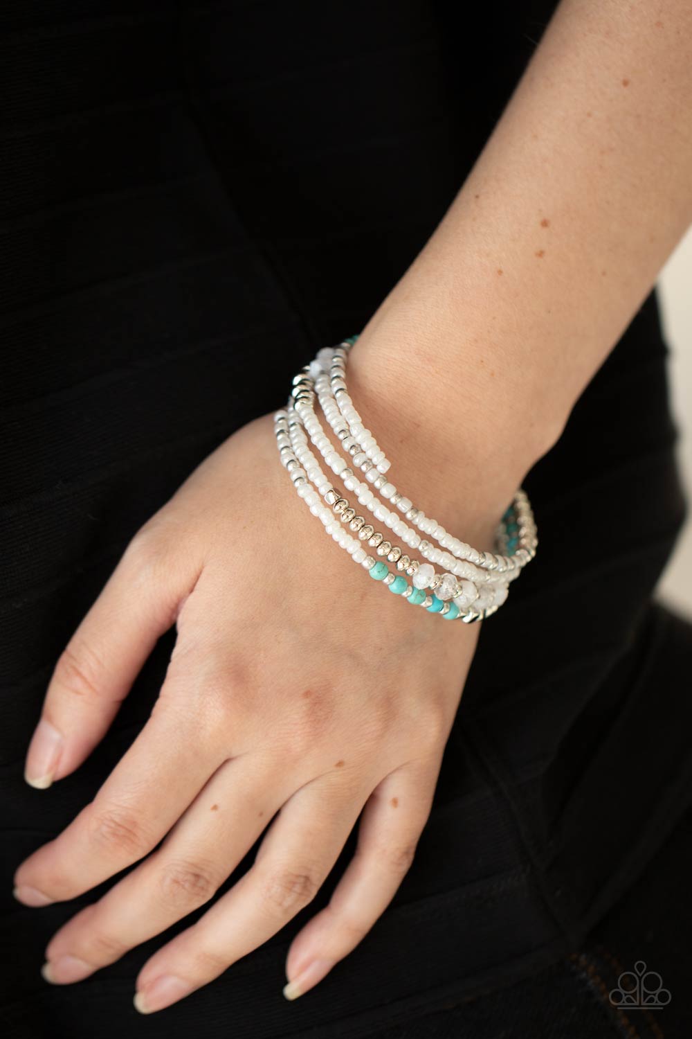 Infinitely Dreamy - White - Paparazzi Bracelet